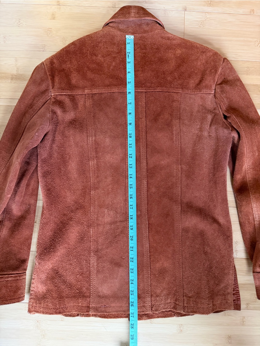 VINTAGE Suede Jacket - Rust - Picture 9 of 9